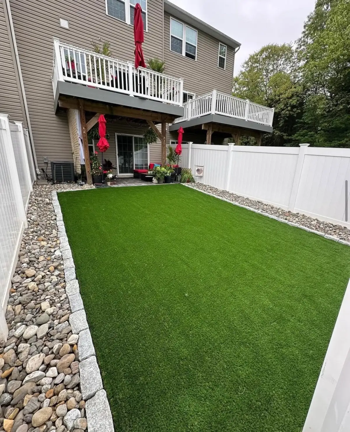 Full property landscape and hardscape installation